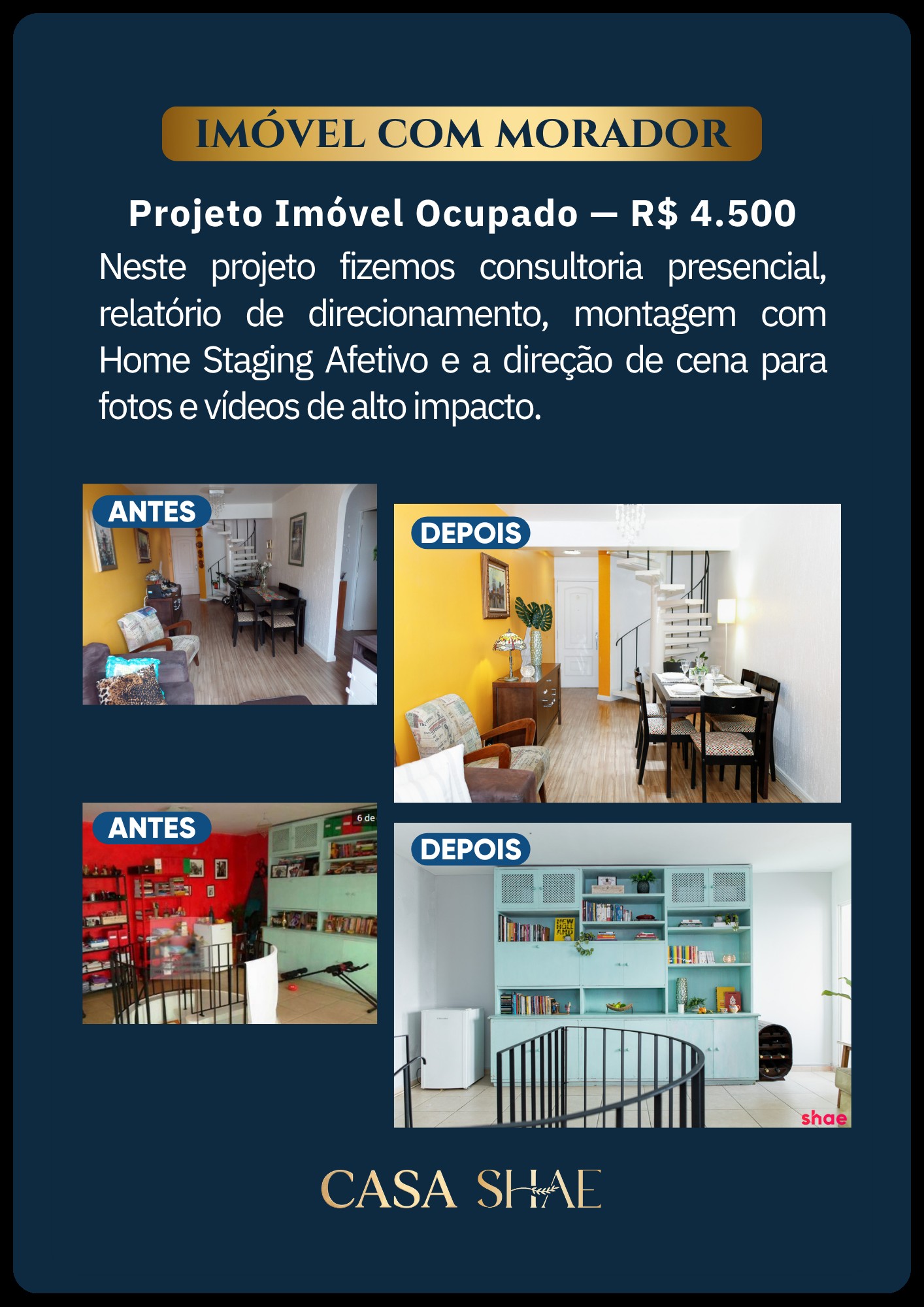 Case real: Projeto Imóvel Ocupado, R$ 4.500,00